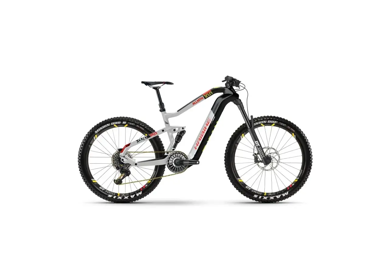 Haibike AllMtn 10.0, elektryczny rower górski full-suspension, gotowy na każde wyzwanie.