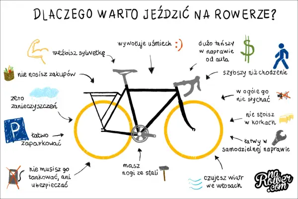 Co daje jazda na rowerze? Rzeźbisz sylwetkę, nie stoisz w korkach, a naprawa jest tańsza niż auta. To ekologiczne i przyjemne!