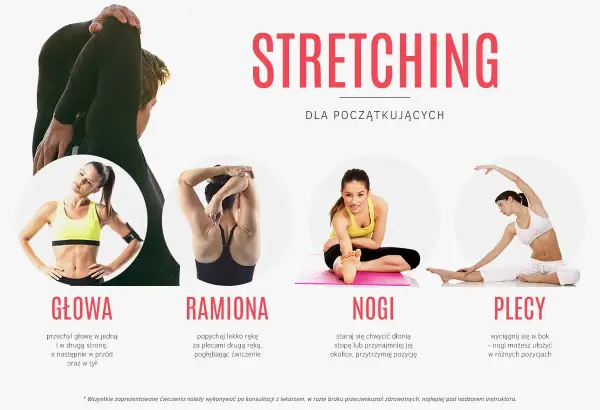 Stretching dla początkujących: ćwiczenia na głowę, ramiona, nogi i plecy. Zobacz, jak prawidłowo wykonywać te proste ćwiczenia.