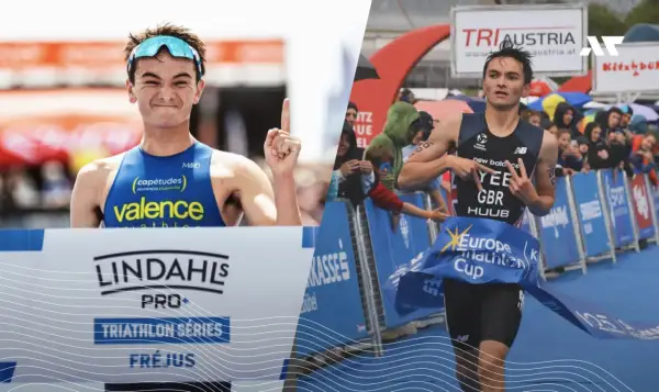 Alex Yee świętuje zwycięstwo, być może ustanawiając rekord świata na 10 km.